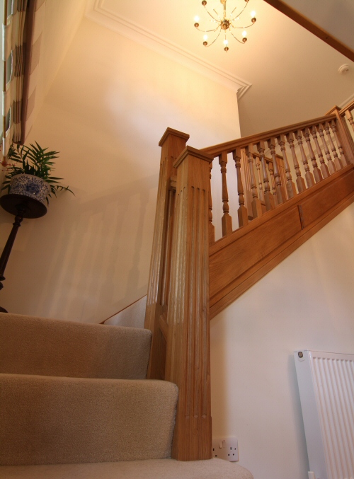 Dogleg staircase