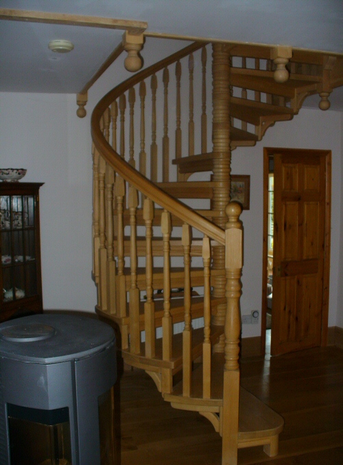 Spiral staircase - In ash